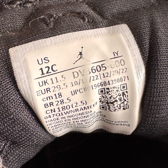 Air Jordan 6 Retro “Toro Bravo” — Size 12C - Picture 9 of 9